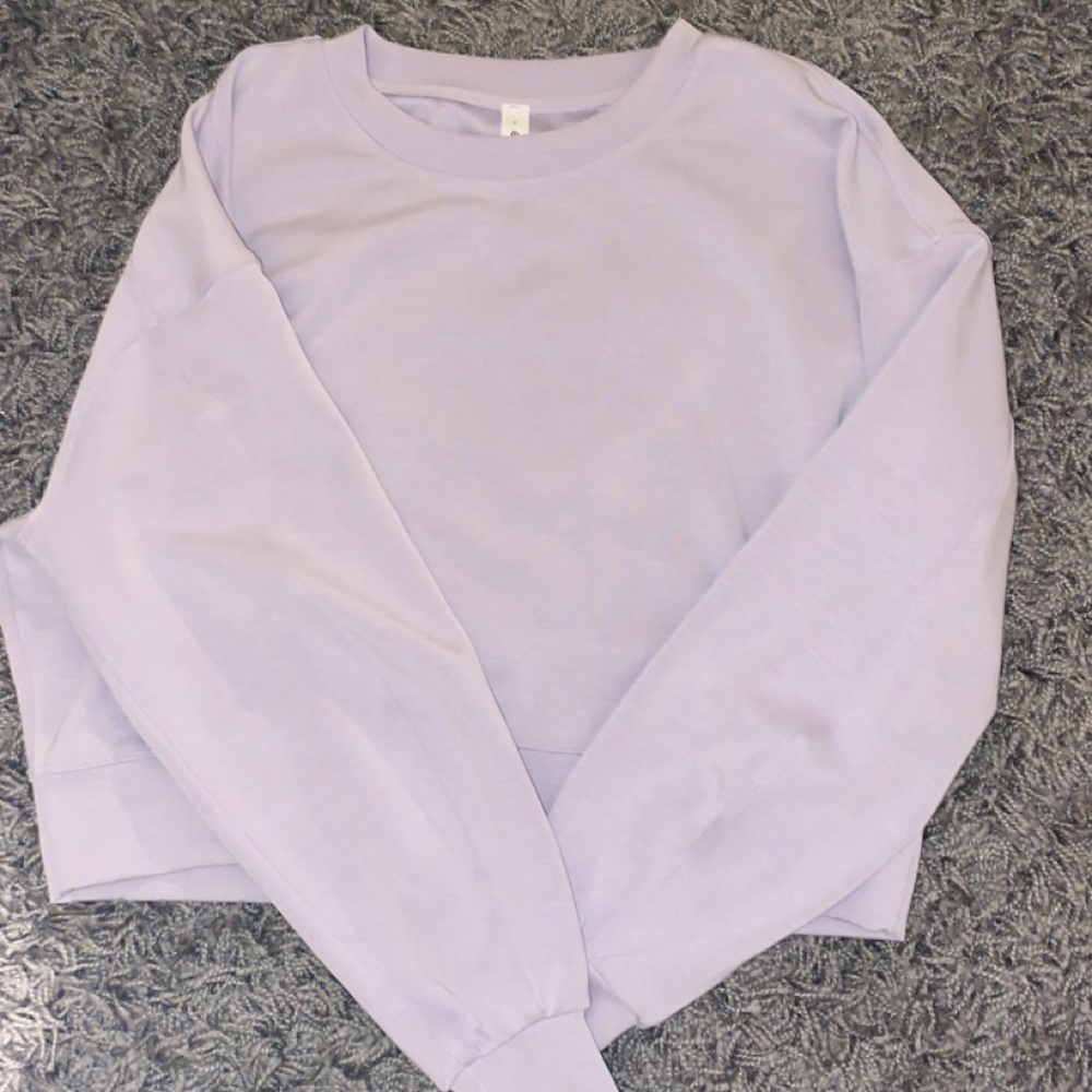 Softstreame perfectly oversized cropped crew